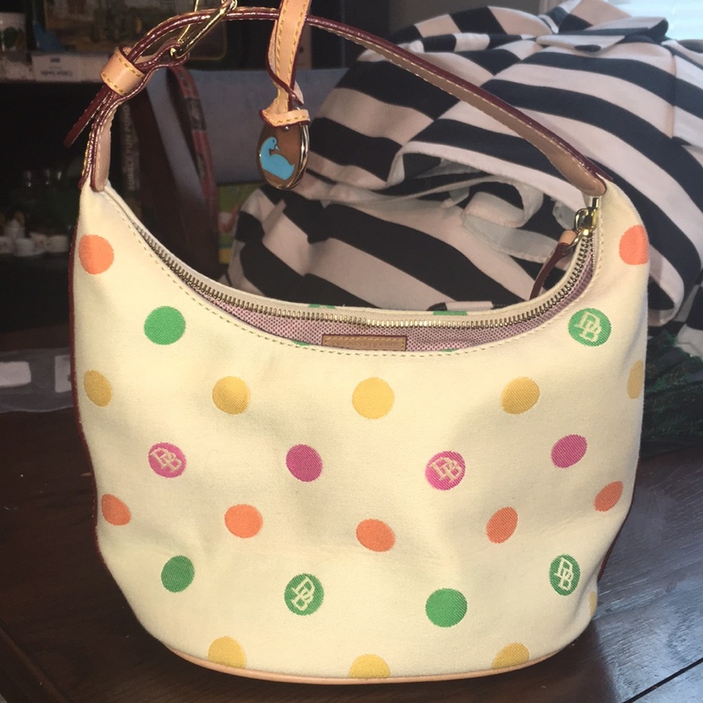 Dooney and Burke mini bucket bag